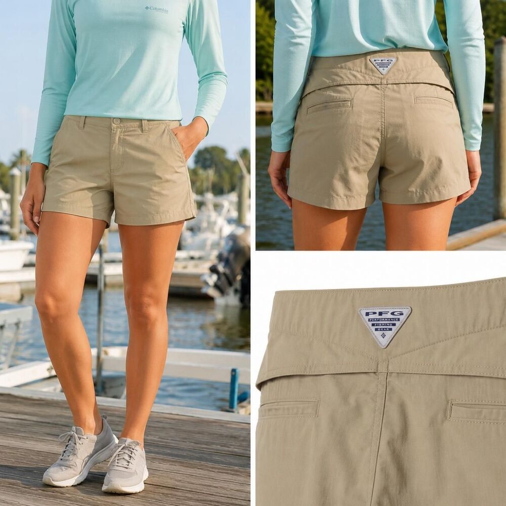 Columbia Sportswear PFG Women's Tan Shorts Size XL